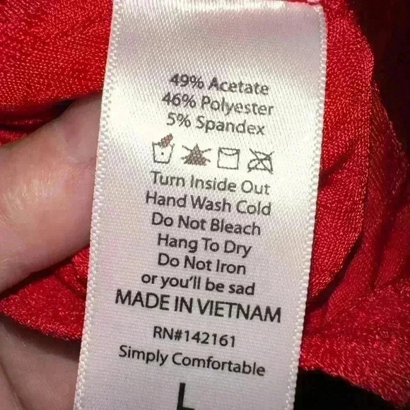 Lularoe large red‎ plaid Madison skirt. EUC. Faint mustard stripes. Love plaid🔥 - Picture 5 of 7